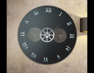 Καθρέπτης Ρολόι Τοίχου με γρανάζια FT0046